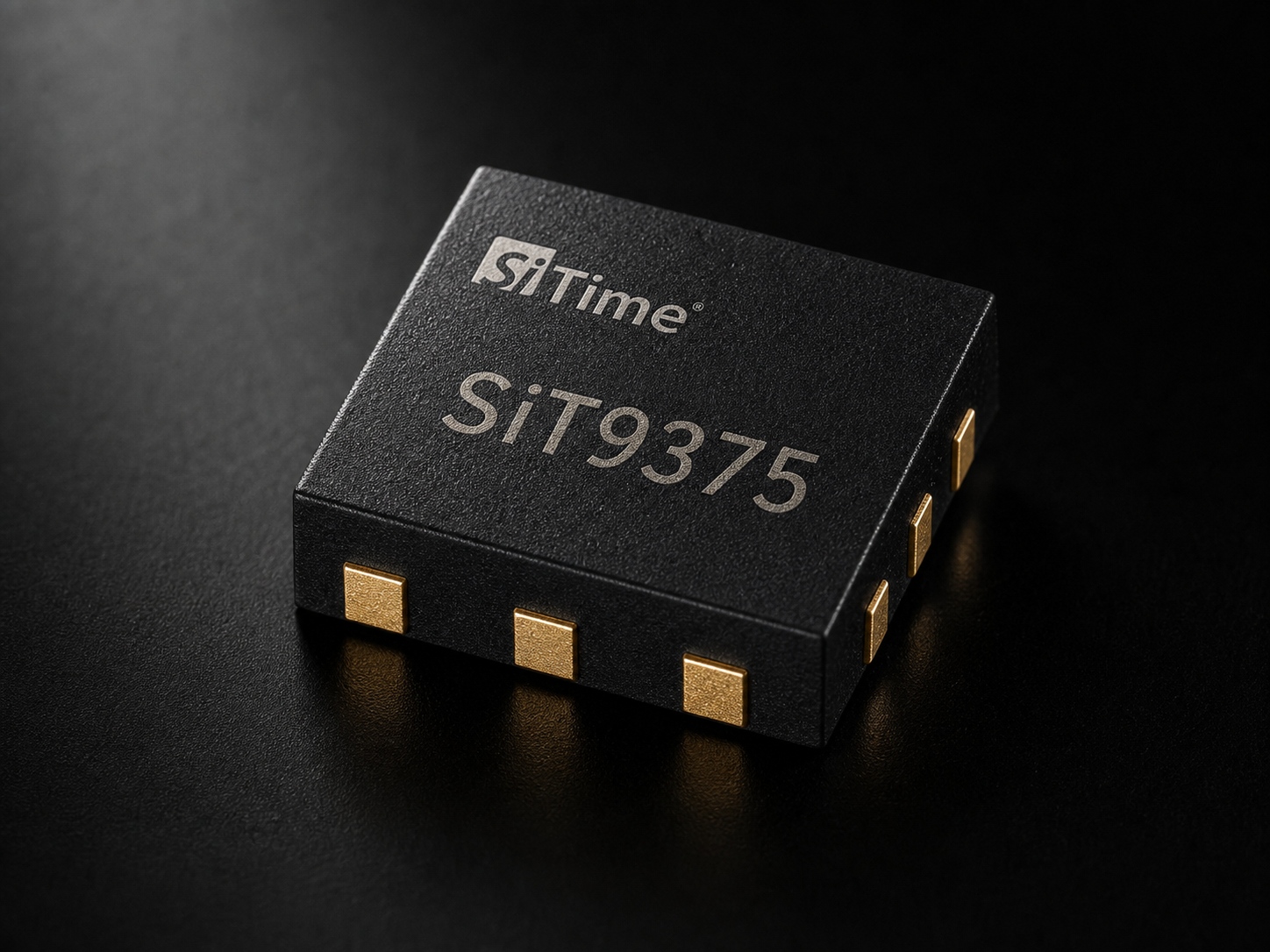 SiTime SiT9375 differential MEMS oscillator — 150 fs RMS jitter, 2.0×1.6 mm QFN package