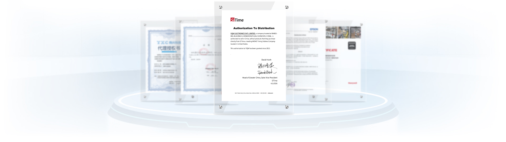 sitime Authorized distribution
