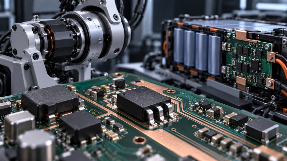 SGT MOSFET for Robotics: Joint Motor Drive & Battery Protection